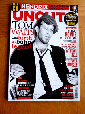 Uncut Magazine Mar 2013 Tom Waits, Bowie, Beach Boys, Status Quo, Black Crows