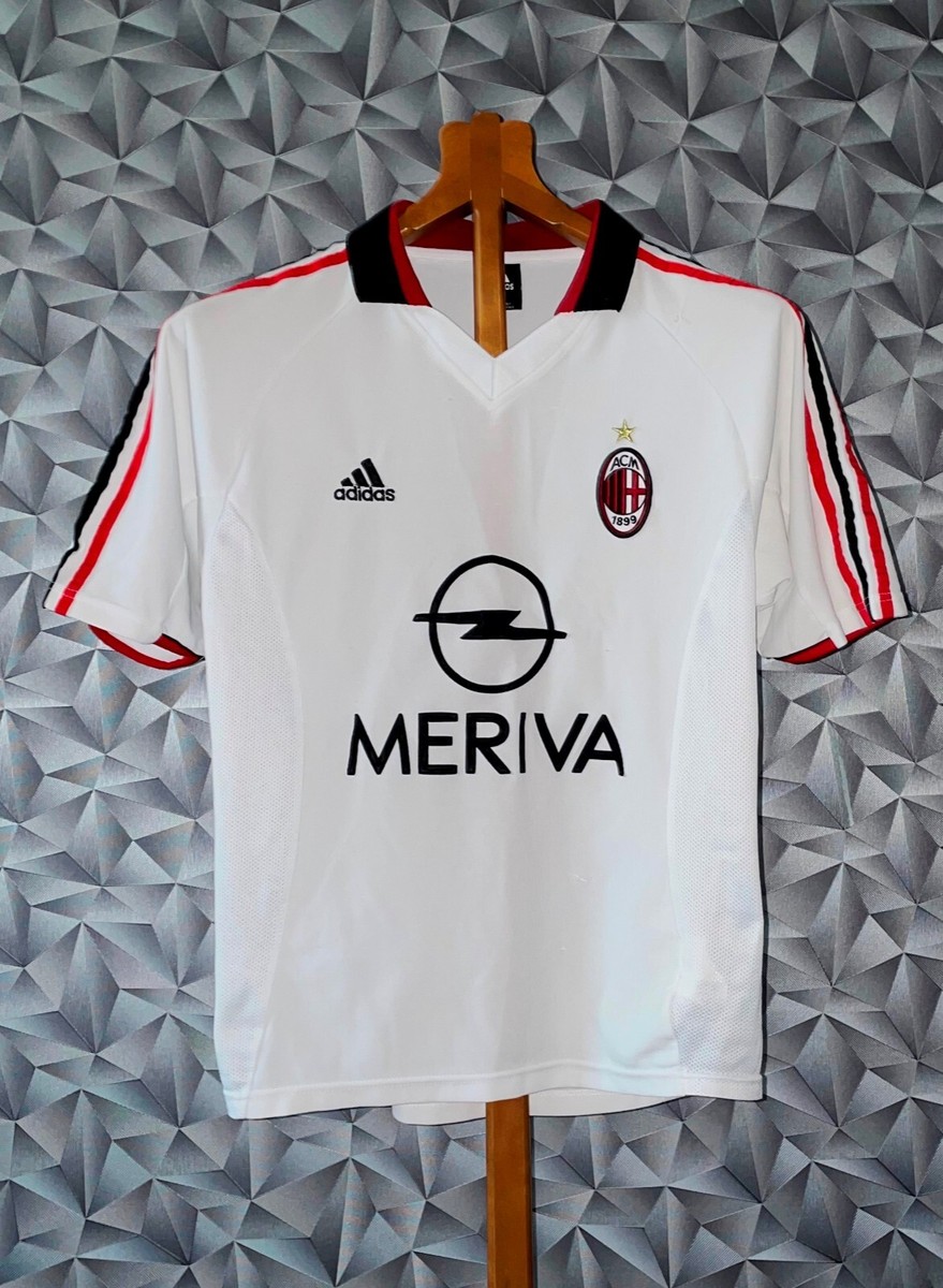 AC MILAN 2003/2004 AWAY SHIRT FOOTBALL SOCCER JERSEY ADIDAS