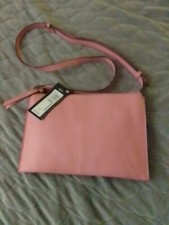 Leather Multi Pocket Cross Body Bag