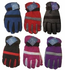 Outdoor Sports Winter Thermal Insulation Youth Girls Boys Waterproof Ski Gloves