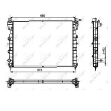 Radiateur Rover 618