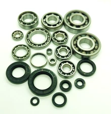ATC250R Engine Main Crank & Transmission Bearings & Seals Kit 1985 86 3-Wheeler