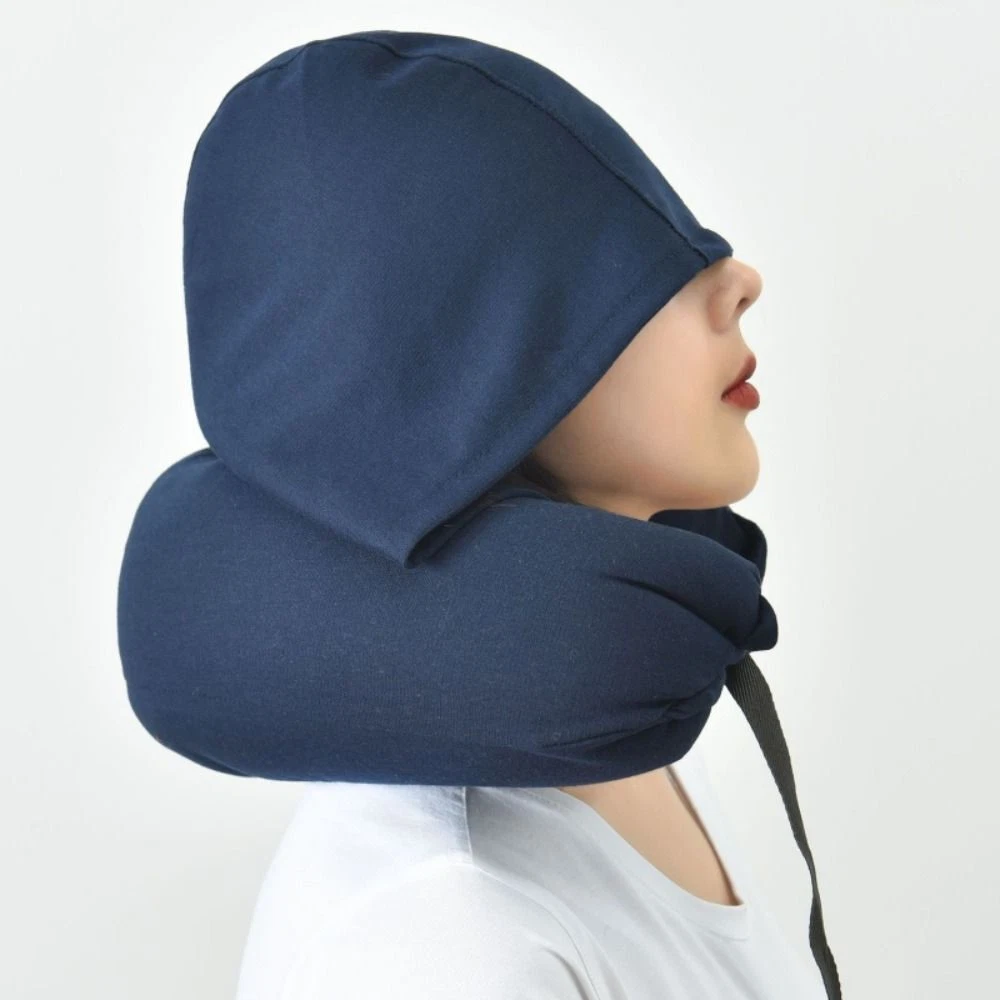 Neck pillow with a hood cheap