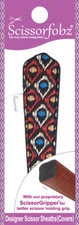 SCISSORFOBZ Designer Scissors Sheath Cover Single Small Red Multicolor Flame