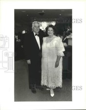 1992 Press Photo Joe Rust and Margie Rust at Youth Literacy Gala, Texas