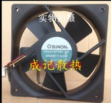 1pcs SUNON KD2412PTB1-6A 24V 5.3W 12cm 12025 3-wire inverter cooling fan