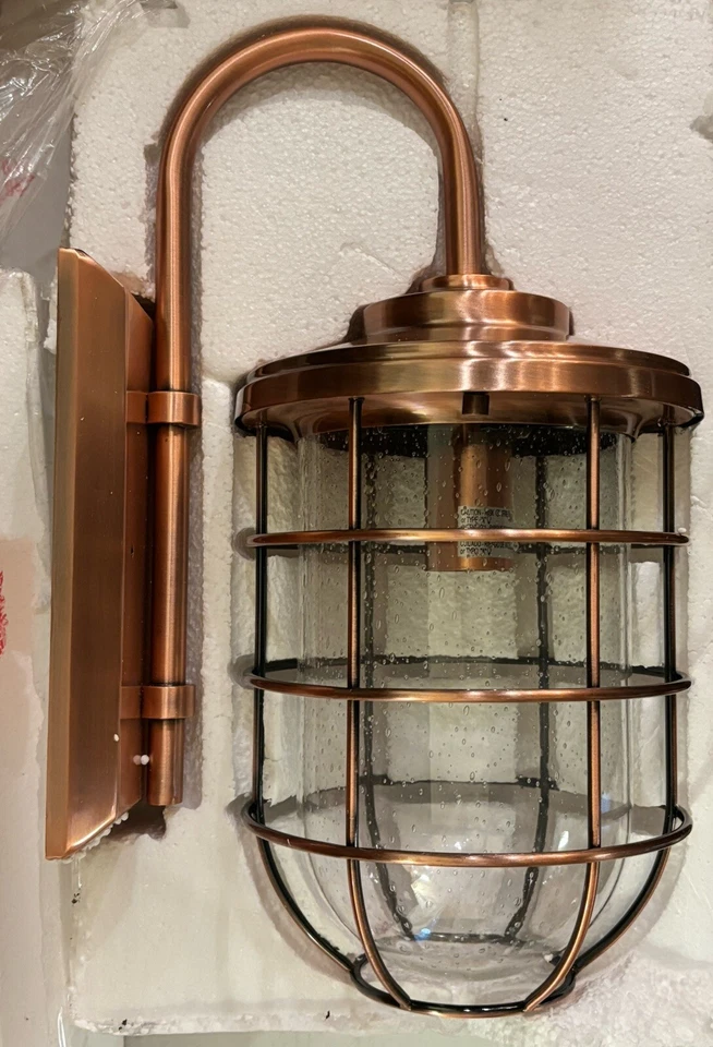 Westinghouse 6347900 Ferry 1-ламповый уличный настенный светильник из промытой меди ЧИТАЙТЕ - Изображение 2 из 4