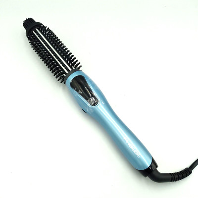 Curling Iron Brush Dual Voltage Travel 1 Inch Ceramic Tourmaline Ionic Hair Curl