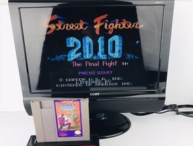 Street Fighter 2010 The Final Fight NES Authentic Tested Cartridge Only TESTED