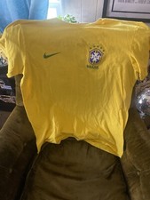 Large Nike Jersey tee. Neymar. Brazil Yellow