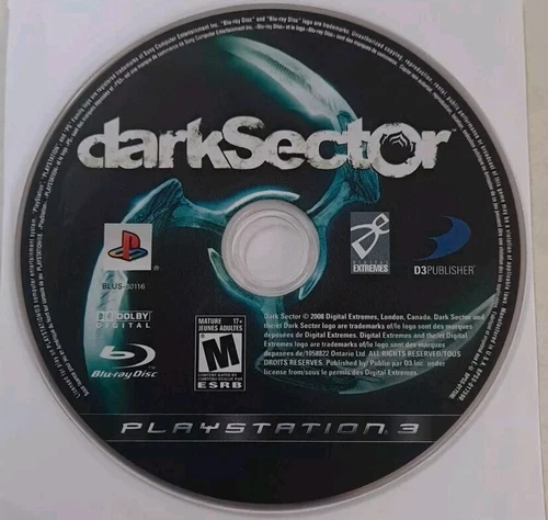 Dark Sector Sony PlayStation 3 2008  PS3 DISC ONLY