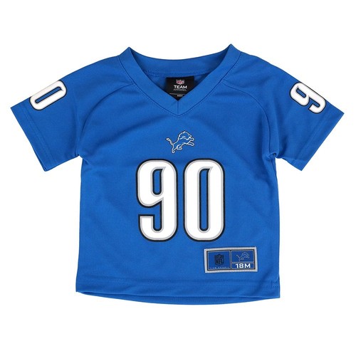 Ndamukong Suh NFL Detroit Lions Player Replica Blue Jersey Tee Infant (12M-24M) - Picture 2 of 3