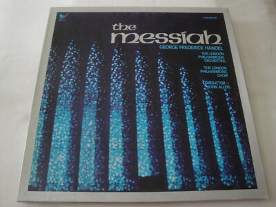 The Messiah, George Frederick Handel VINYL BOX SET 1979 BIRDWING RECORDS