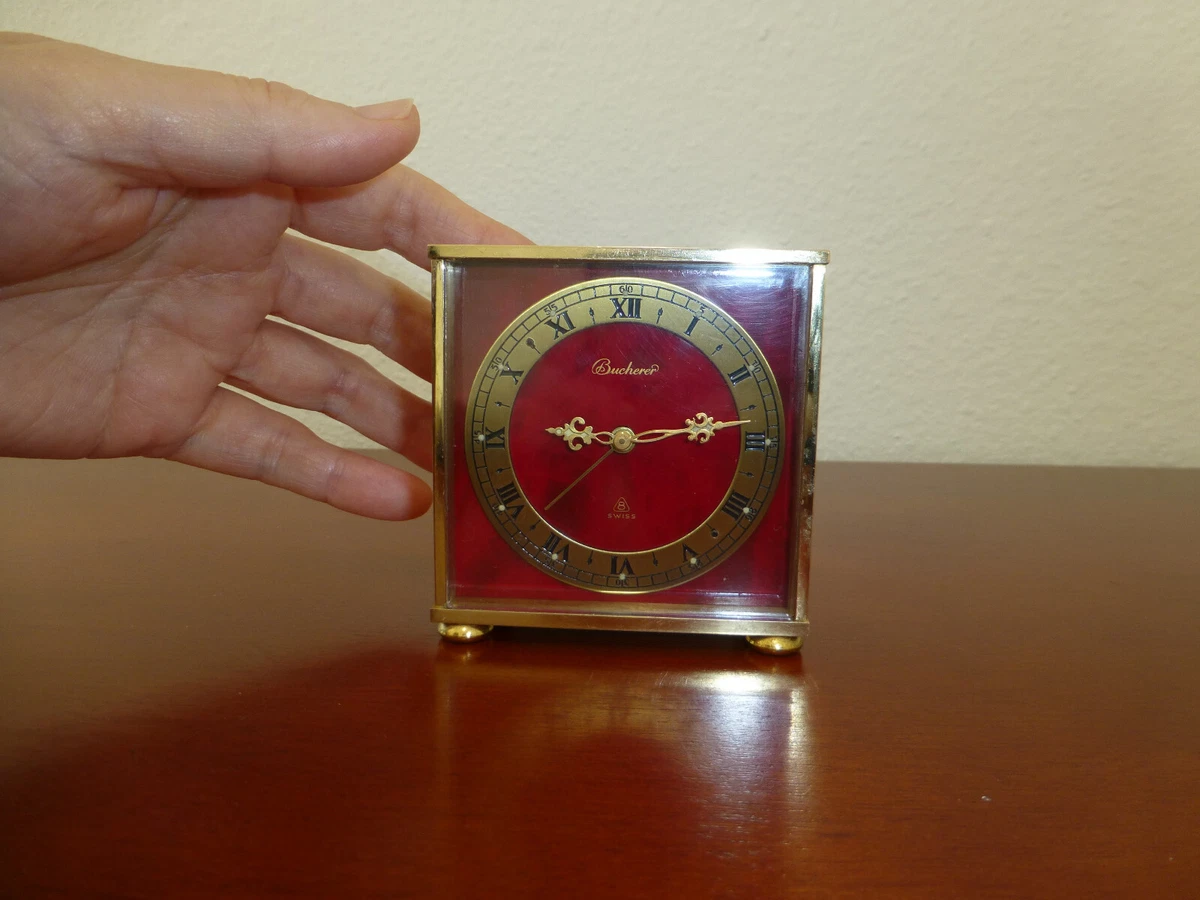 Bucherer Clock In Collectible Alarm Clocks (1930-1969) for sale | eBay