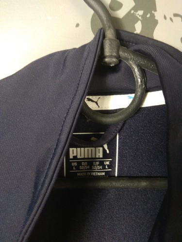 Leicester City Training Football Soccer Jacket Blue Puma Men Size L ig93 - Picture 9 of 11