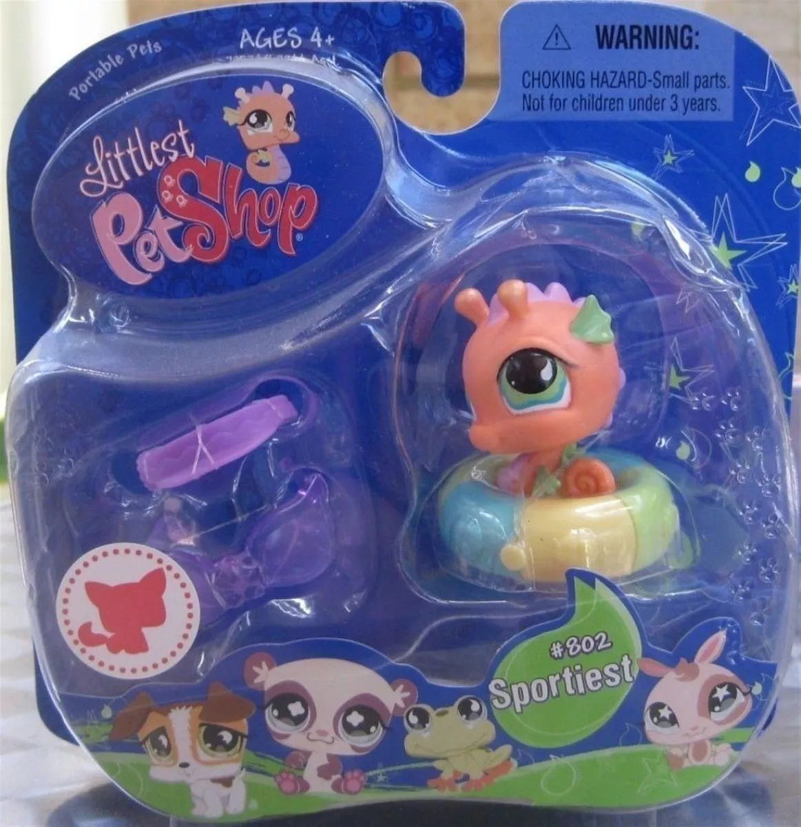 LITTLEST PET SHOP SEAHORSE 802 MIB
