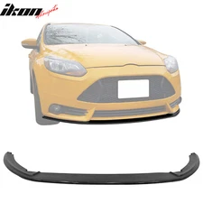 Fits 13-14 Ford Focus ST Splitter Style Front Bumper Lip Spoiler Unpainted PU