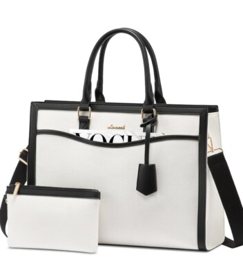 lovevook laptop tote bag for Women,office work bag 17.5''