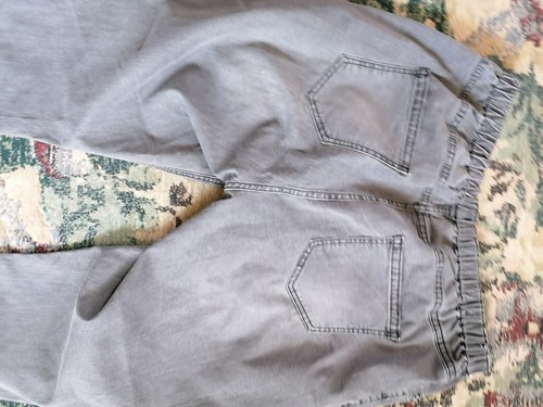 Schlupfjeans  Gr. 46 Baumwolle Polyester Elasthan Grau - Bild 4 von 6