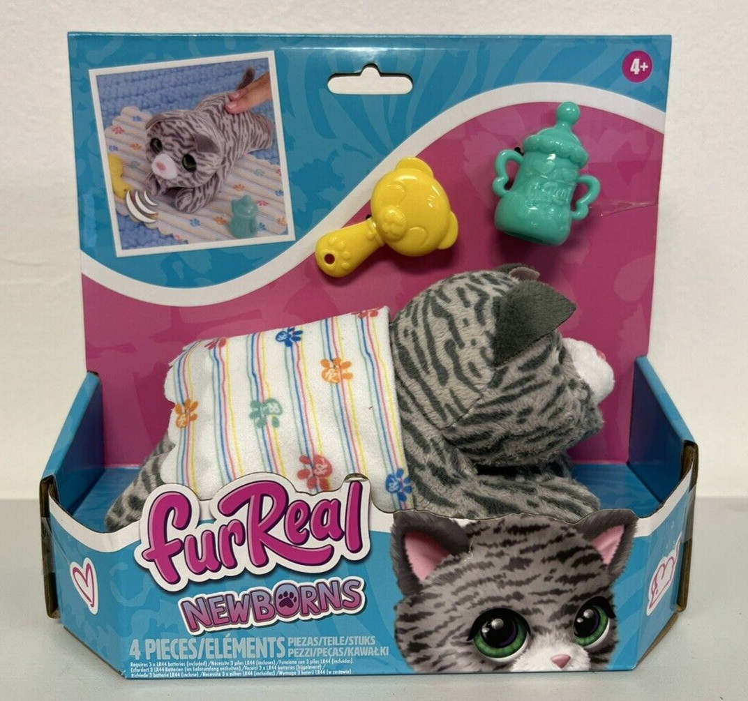 Furreal Newborn Kitten Furreal Pets Cat Consumer Care Toys Games