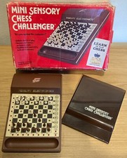 VINTAGE Mini Sensory Chess Challenger Set Fidelity Electronics