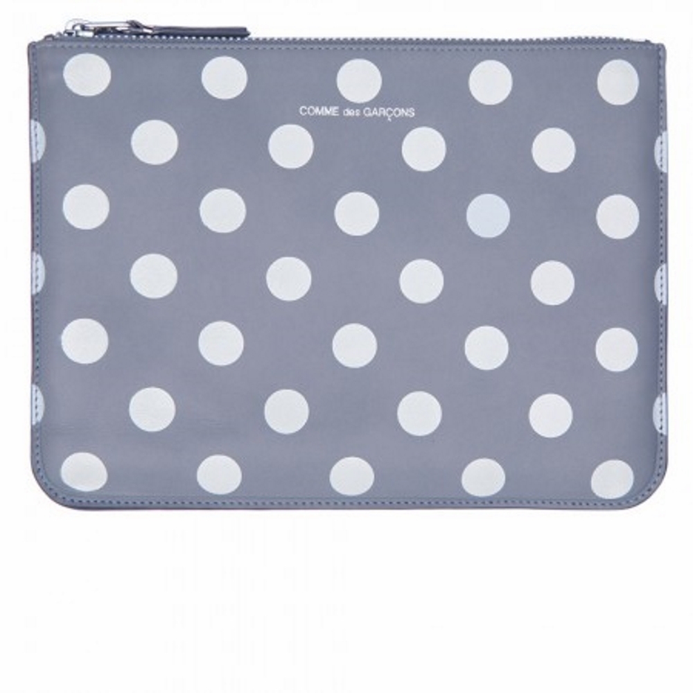 Comme des Garçons, busta grande pois, pochette polka dots printed