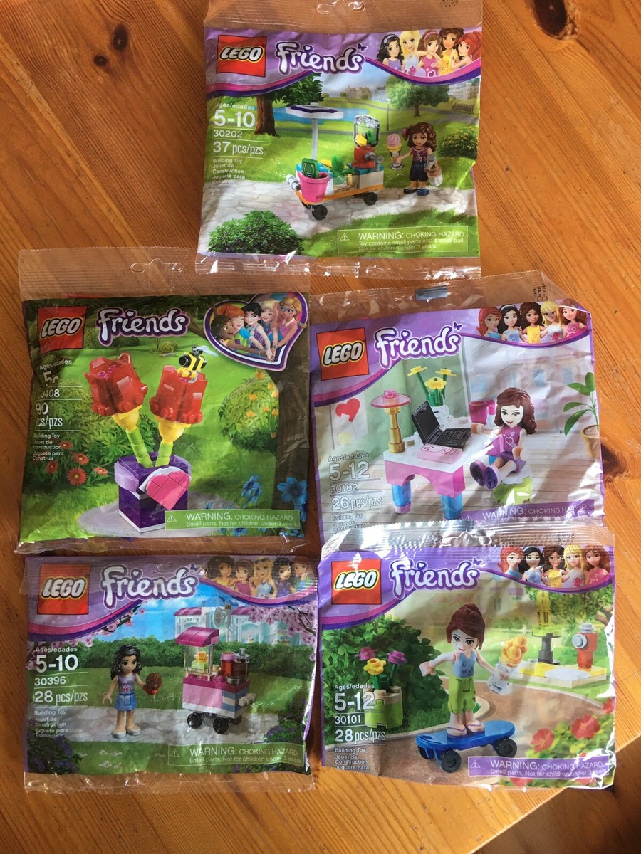 Lego Friends Poly Bags 30101 30102 30202 30396 30408