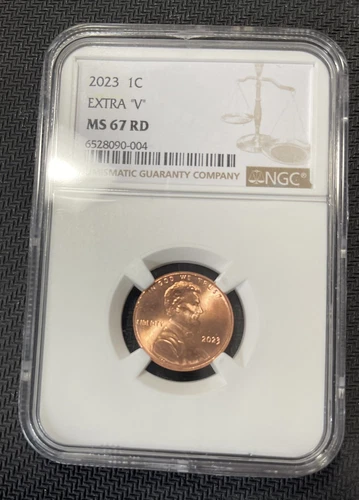 2023 Lincoln Cent Extra V NGC MS67RD