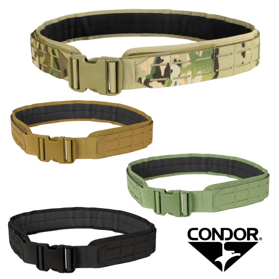 Condor 121174 Tactical LCS Laser Cut MOLLE PALS Modular Nylon Padded Battle Belt