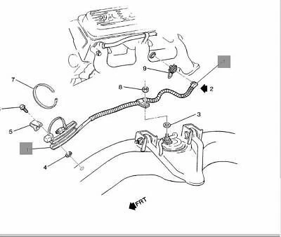 Cable calefactor bloque diésel OEM GM 15737616 88-99 camiones CK 25/3500 Silverado Tahoe Foto 4 de 4