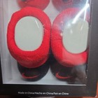 NIKE Newborn Infant Booties Black / Red Socks 2 Pack 0-6 Months NEW — photo 3
