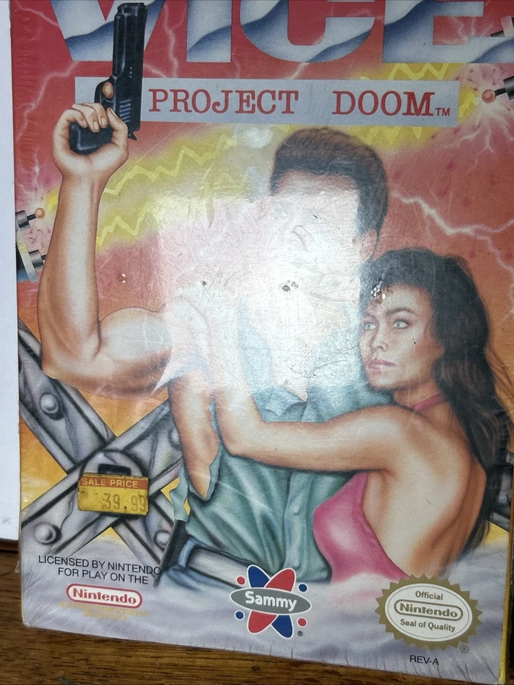 (Factory SEALED) Vice: Project Doom (Nintendo Entertainment System, 1991) RARE! - Image 3 of 4