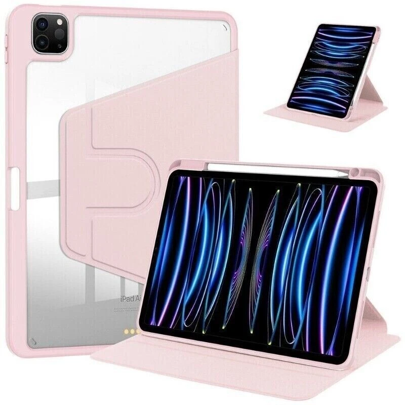 For iPad 11/10/9/8/7th Mini 7 Air Pro 2025 Stand Case Shockproof Flip Cover Skin - Image 3 of 4