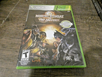 Mortal Kombat vs DC Universe Platinum Hits Xbox 360 Video Game New Sealed