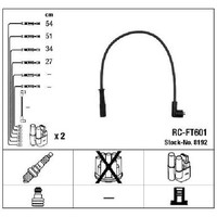 ZüNdleitungssatz FüR Fiat Siena 172 178 1.2 01 Bis 12 NGK 176B2000 178C4066