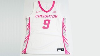 #9 Tara Dacic 2026 Creighton vs. Cancer Pink Out Game Worn Jersey Warm Up