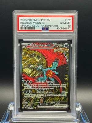PSA 10 GEM MT 💎 - Roaring Moon ex 162/131 Prismatic Evolutions
