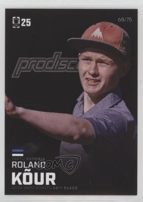 2025 DGPT Disc Golf Men's Black 68/75 Roland Kour Roland Kõur #MPO66 14ki