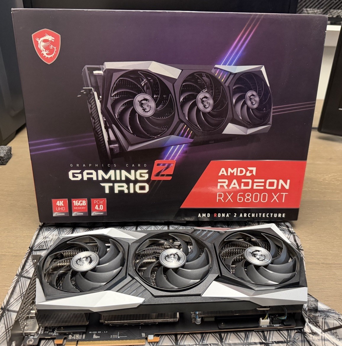Trio X Gaming MSI グラフィックボード・グラボ・ビデオカード AMD 価格.com - 6800」シリーズを搭載したビデオカード RX MSI、「Radeon 6800 RX Radeon グラフィックボード・グラボ・ビデオカード