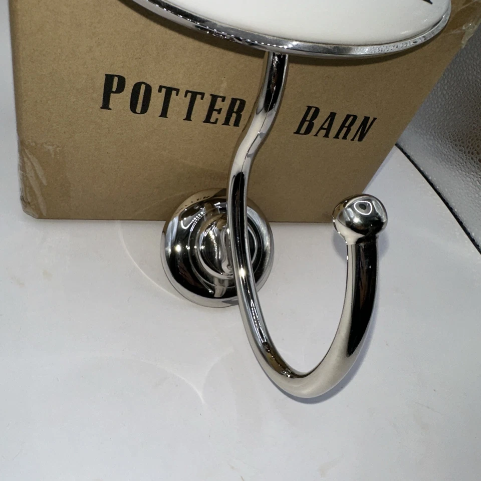 POTTERY BARN “FRESH” BATHROOM TOWEL/ROBE HOOK Discontinued HTF - Image 2 of 4