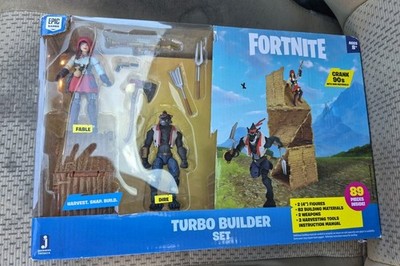 FORTNITE TURBO BUILDER FABLE & DIRE 89 PIECE SET JAZWARES 4 INCH ACTION FIGURES