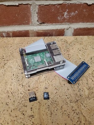 Raspberry Pi Model B+ V1.2 Board, Case and Vilros WiFi USB Adapter