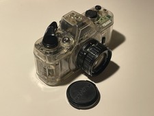 [RARE] PENTAX auto 110 Skeleton Transparent Dummy Camera 18mm f/2.8 USA Seller