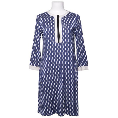 Diane von Furstenberg, Kleid, Größe: 38, Blau/Weiß, Damen #Fsz