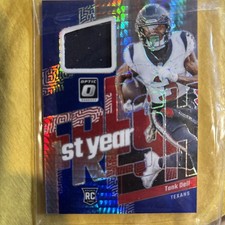 2023 Panini Donruss Optic - 1st Year Fresh Tank Dell #FYF-TD Blue Hyper Prizm RC