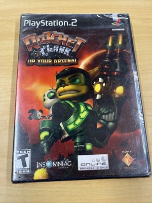 Ratchet & Clank: Up Your Arsenal PlayStation 2 PS2 2005 New SEALED Black Label