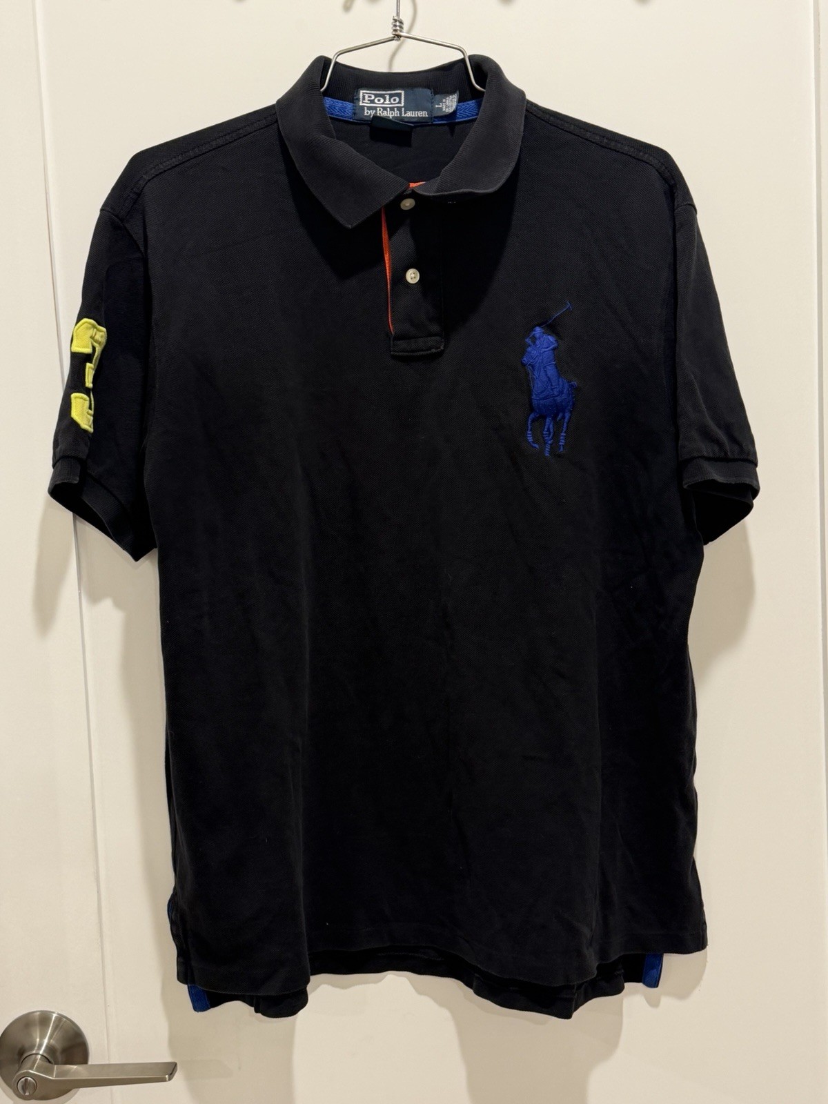 Vintage Polo Ralph Lauren Big Pony Polo Shirt Size Large 