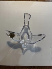 Princess House Seagull Bird Bowl Dish Glass Dove Crystal Art Candy Trinket VNTG