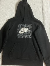 Nike Black Boys 7 Color Block Graphic Hoodie 116-122cm 6-7 YRS