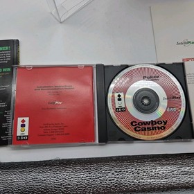Cowboy Casino (3DO) Complete in Long Box CIB 3D0 W/ Reg Card & Protective Case